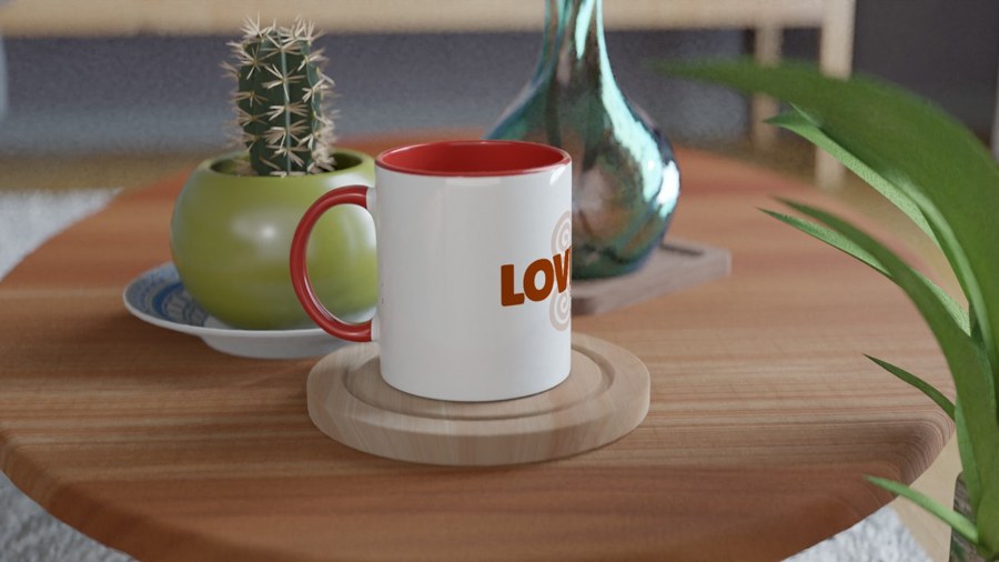 Roots and Futures ceramic mug mockup